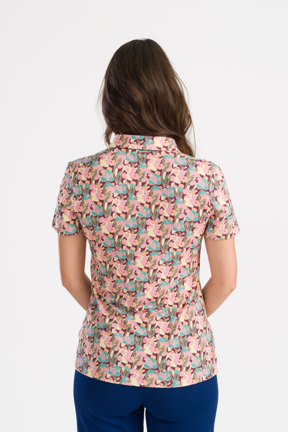 Sill Blouse SS Calypso | Amaranth