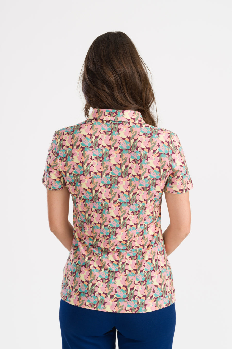 Sill Blouse SS Calypso | Amaranth