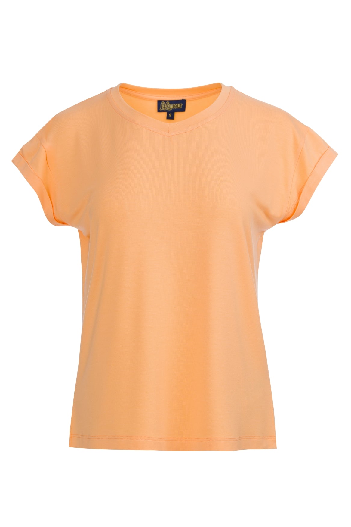 Vera Top SS Jersey Uni | Peach Cobbler