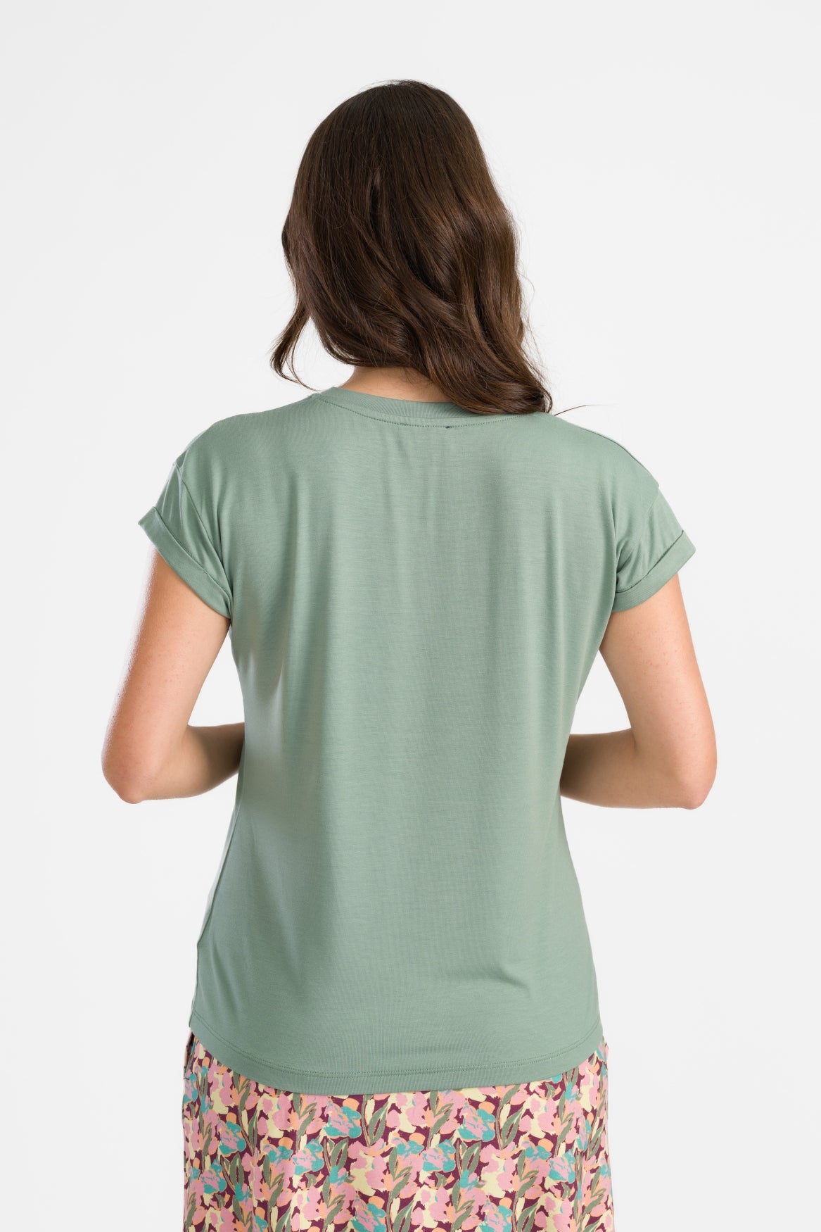 Vera Top SS Trikot Uni | Schiefergrün