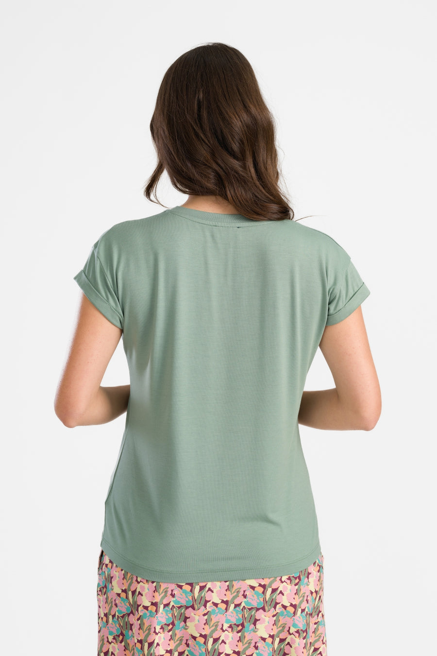 Vera Top SS Trikot Uni | Schiefergrün