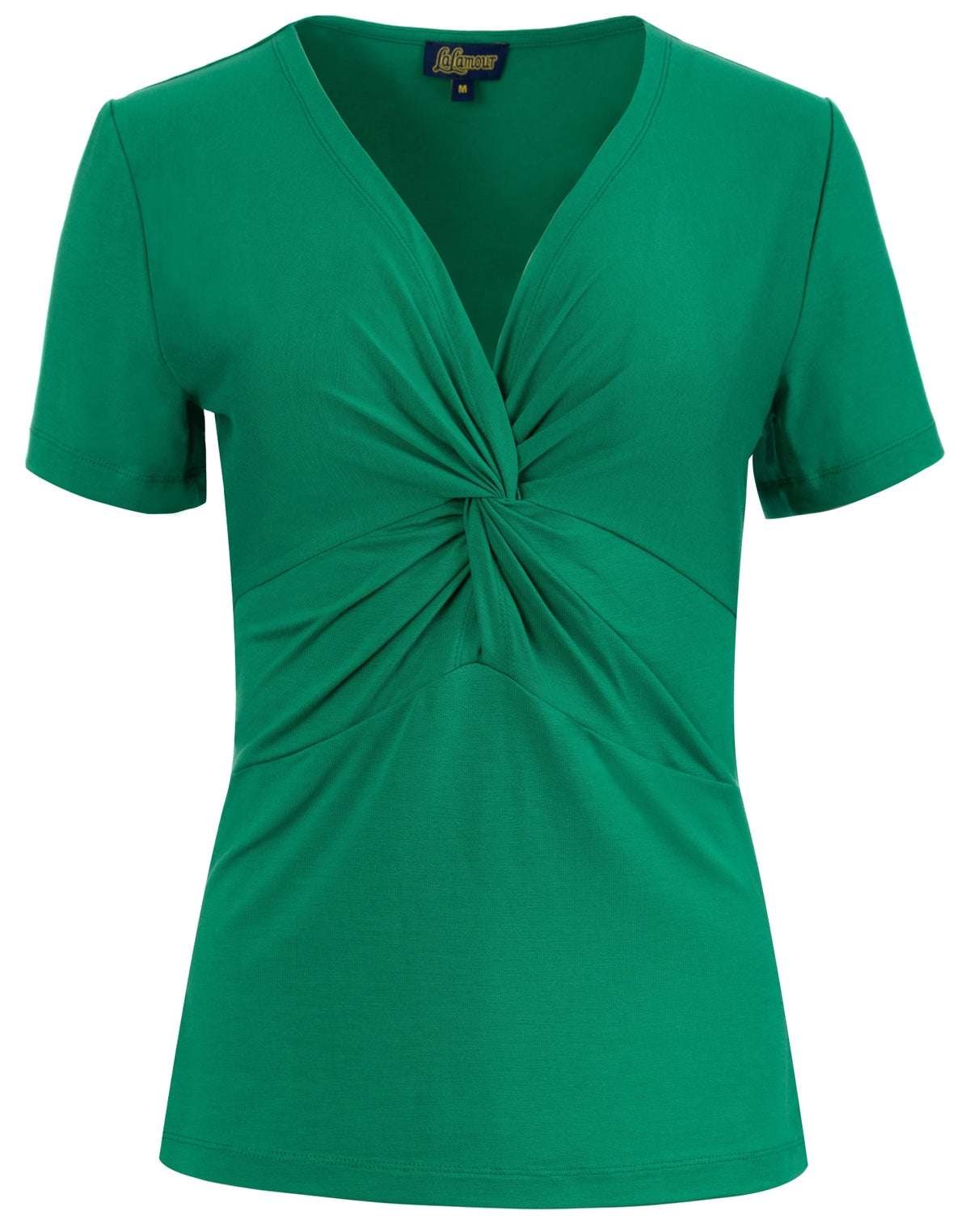 Angela top short sleeve | Plain Green