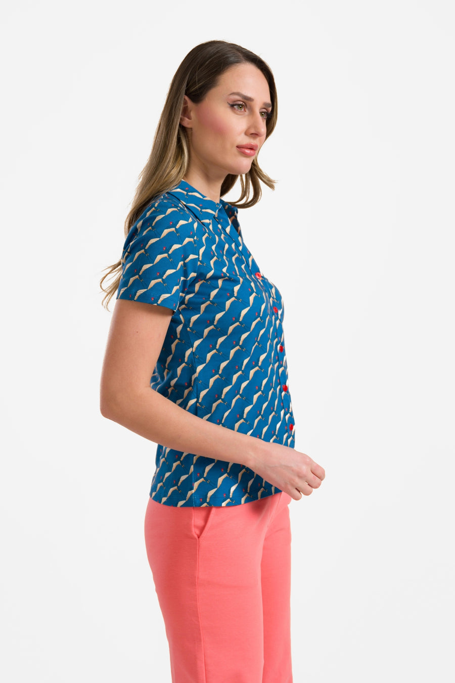Lena blouse short sleeve | Swallow Migration
