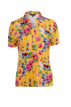 Lena blouse short sleeve | Summer Bouquet