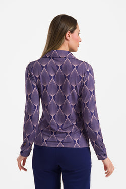 Sara blouse long sleeve | Big Graphic Oval