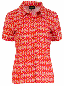 Sara blouse short sleeve | Retro Touch