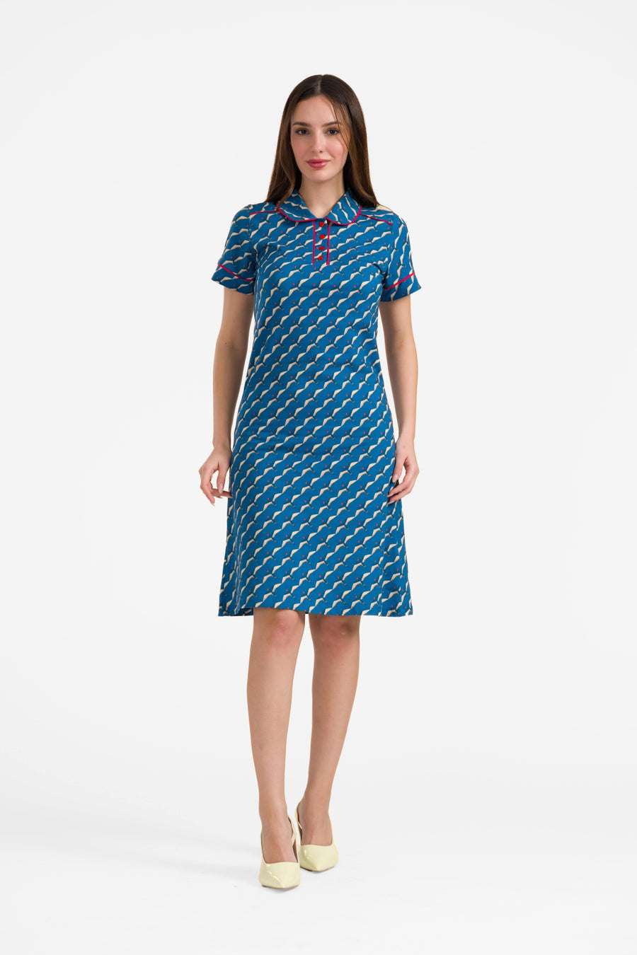 Cato polo dress short sleeve | Swallow Migration