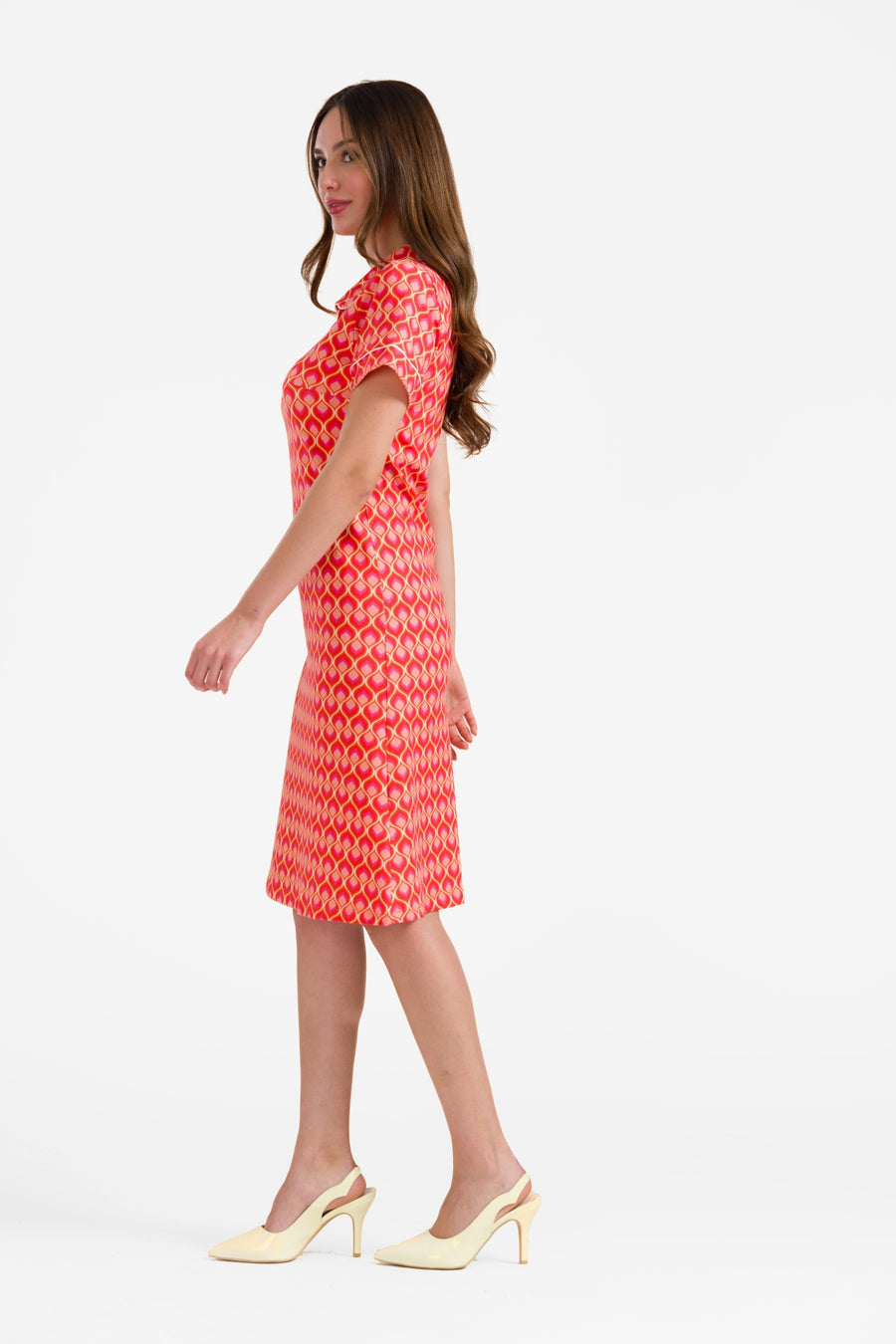 Cato Polokleid, kurzärmelig | Retro-Touch