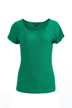 Butterfly top short sleeve | Plain Green