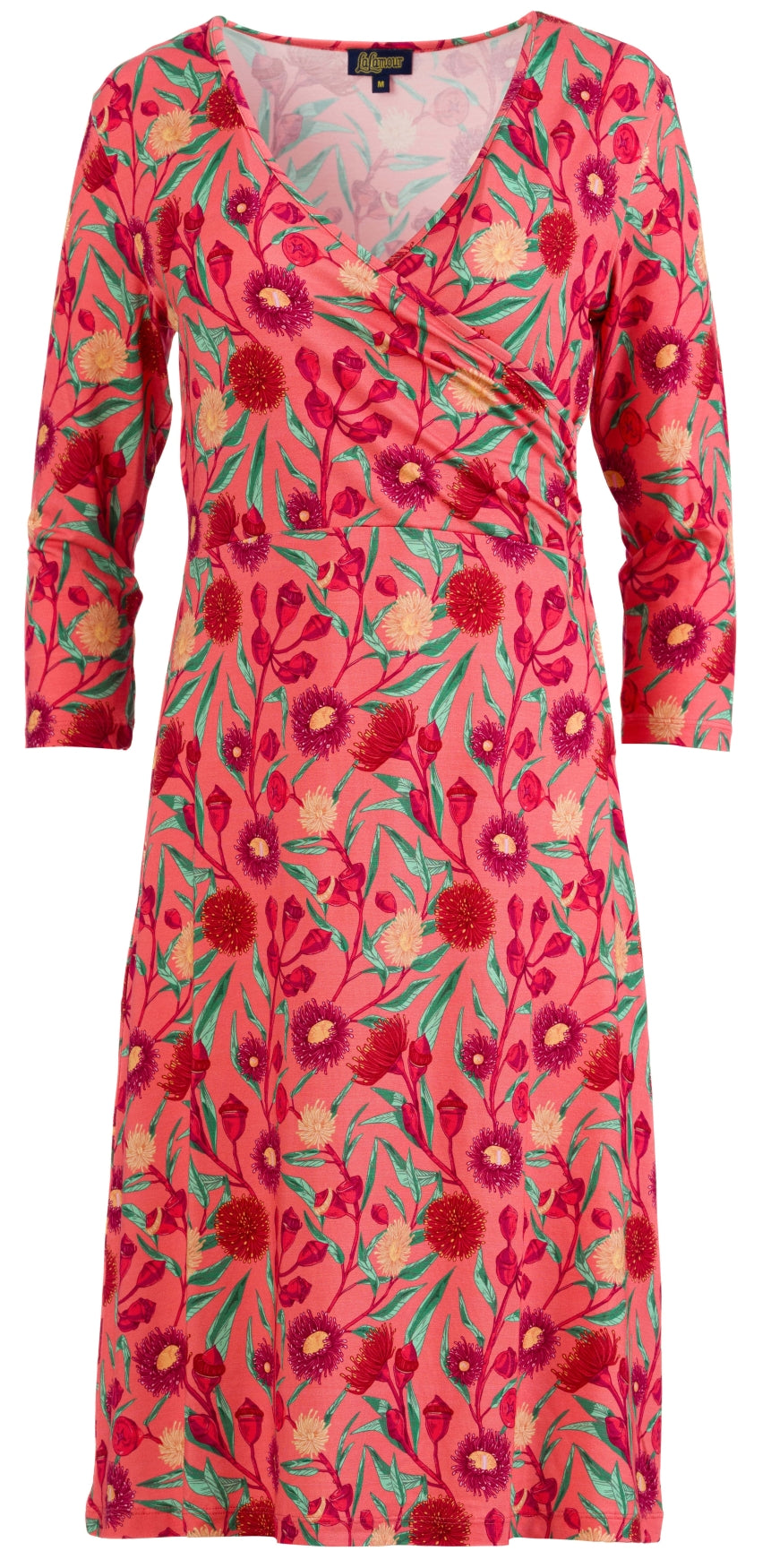 Chrissy cross dress 3/4 sleeve | Wild Bouquet