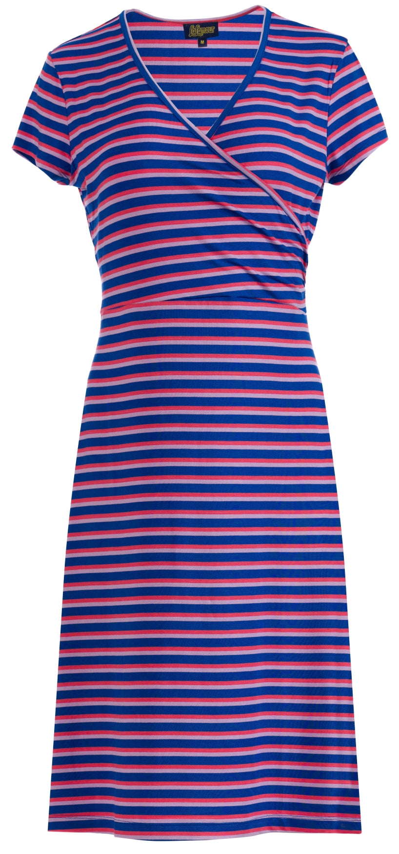 Chrissy cross dress grown-on sleeve | Happy Stripes Blue