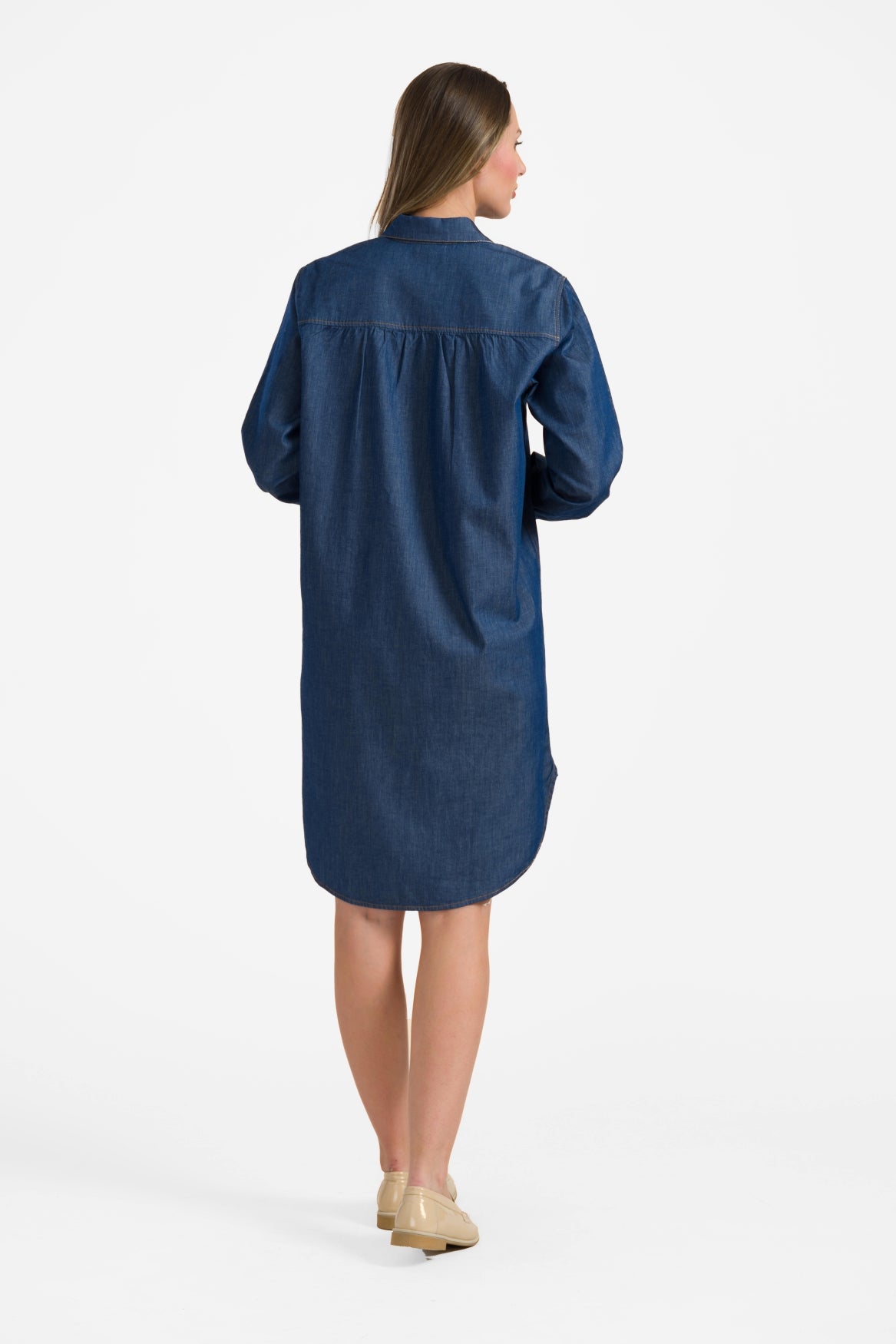 Jane shirt dress | Blue