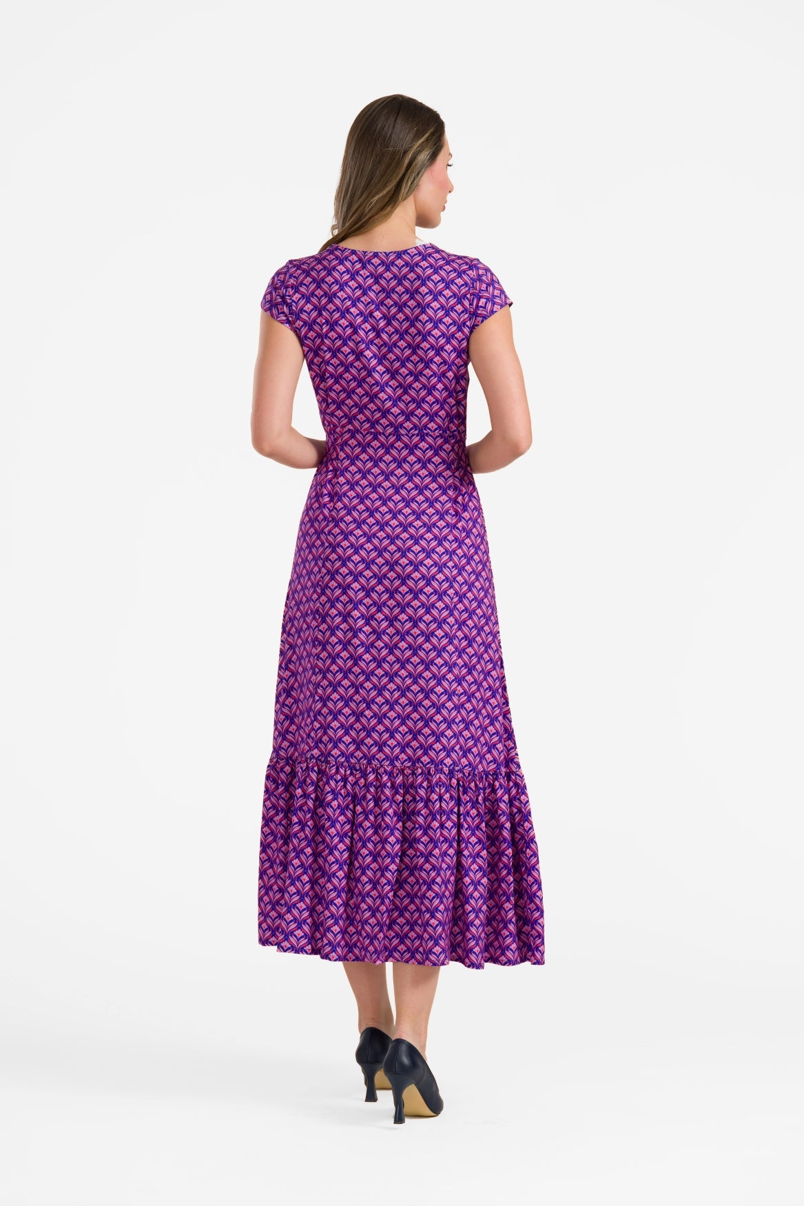 Maud maxi dress short sleeve | Small Barock