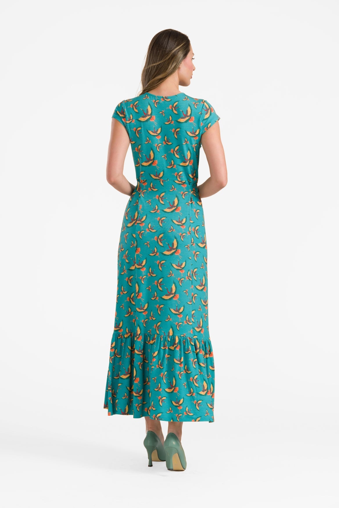 Maud maxi dress short sleeve | Crane