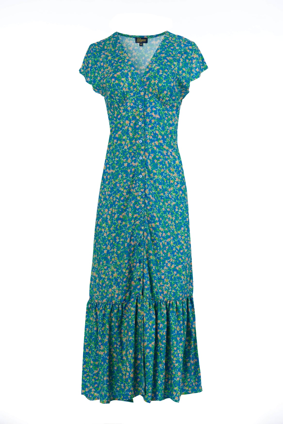 Maud maxi dress short sleeve | Crane