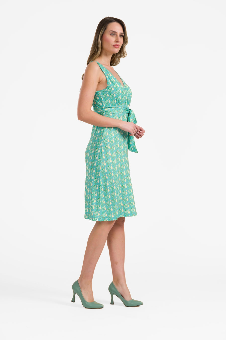 Milly dress sleeveless | Happy Peacock