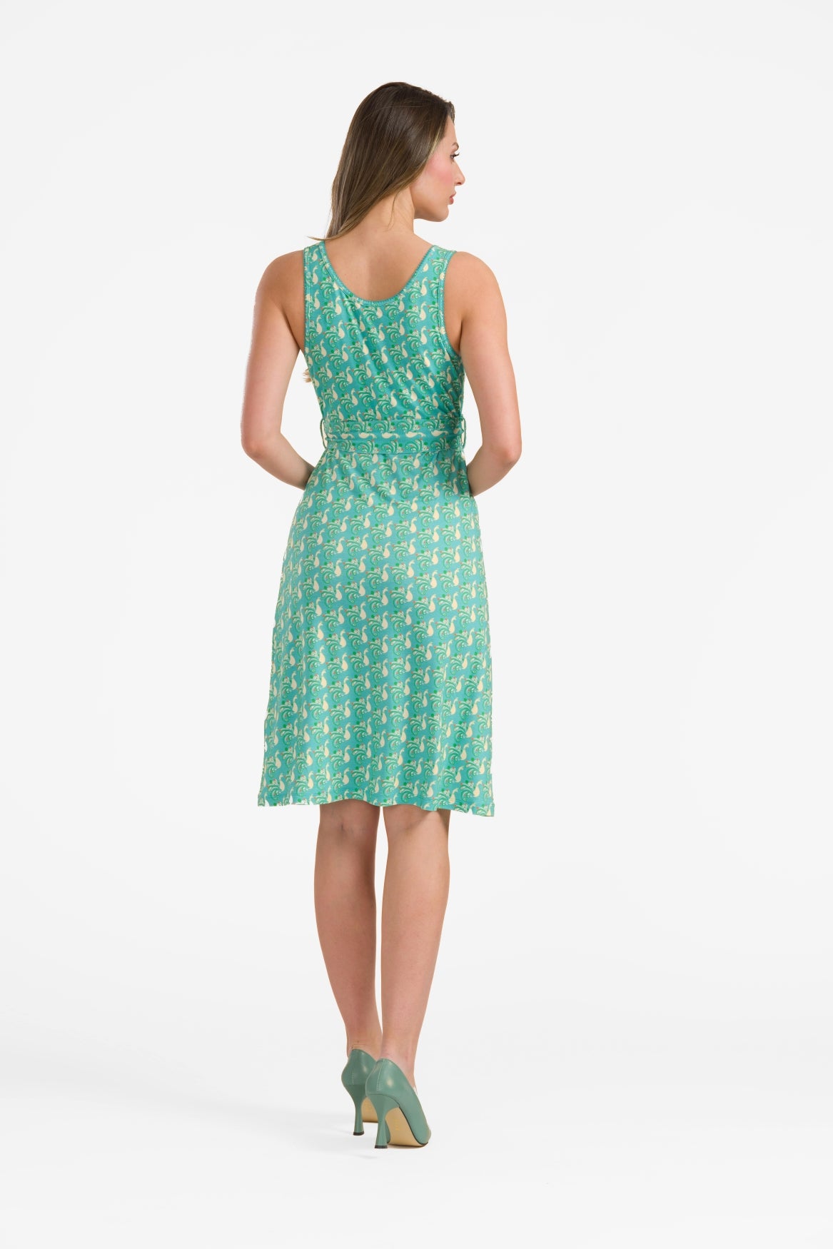 Milly dress sleeveless | Happy Peacock