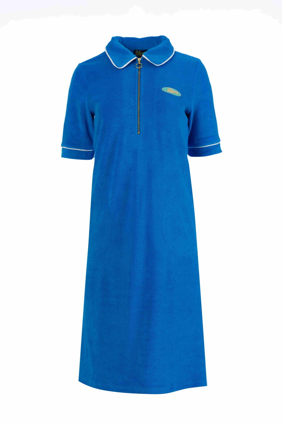 Zilver dress short sleeve | Blue