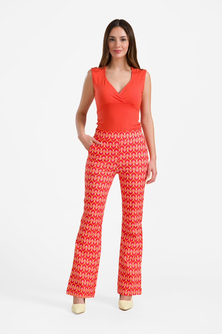Lieke flared pants | Retro Touch