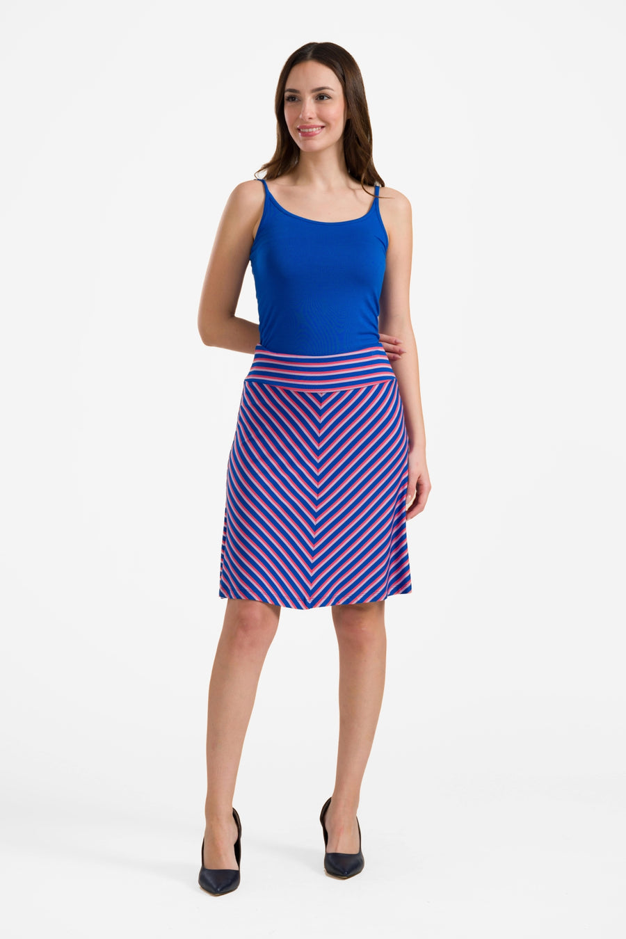 Esme skirt | Happy Stripes Blue