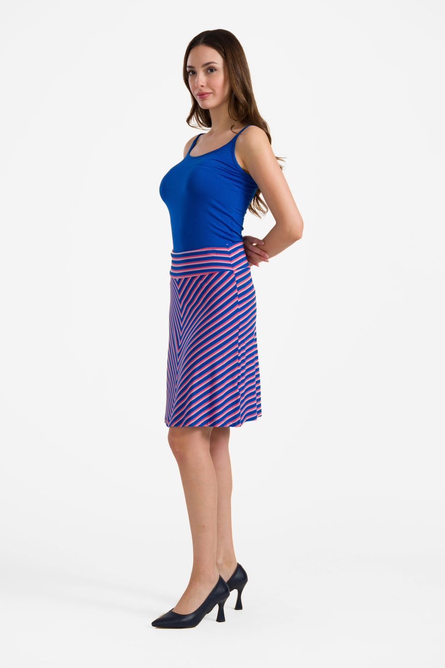Esme skirt | Happy Stripes Blue