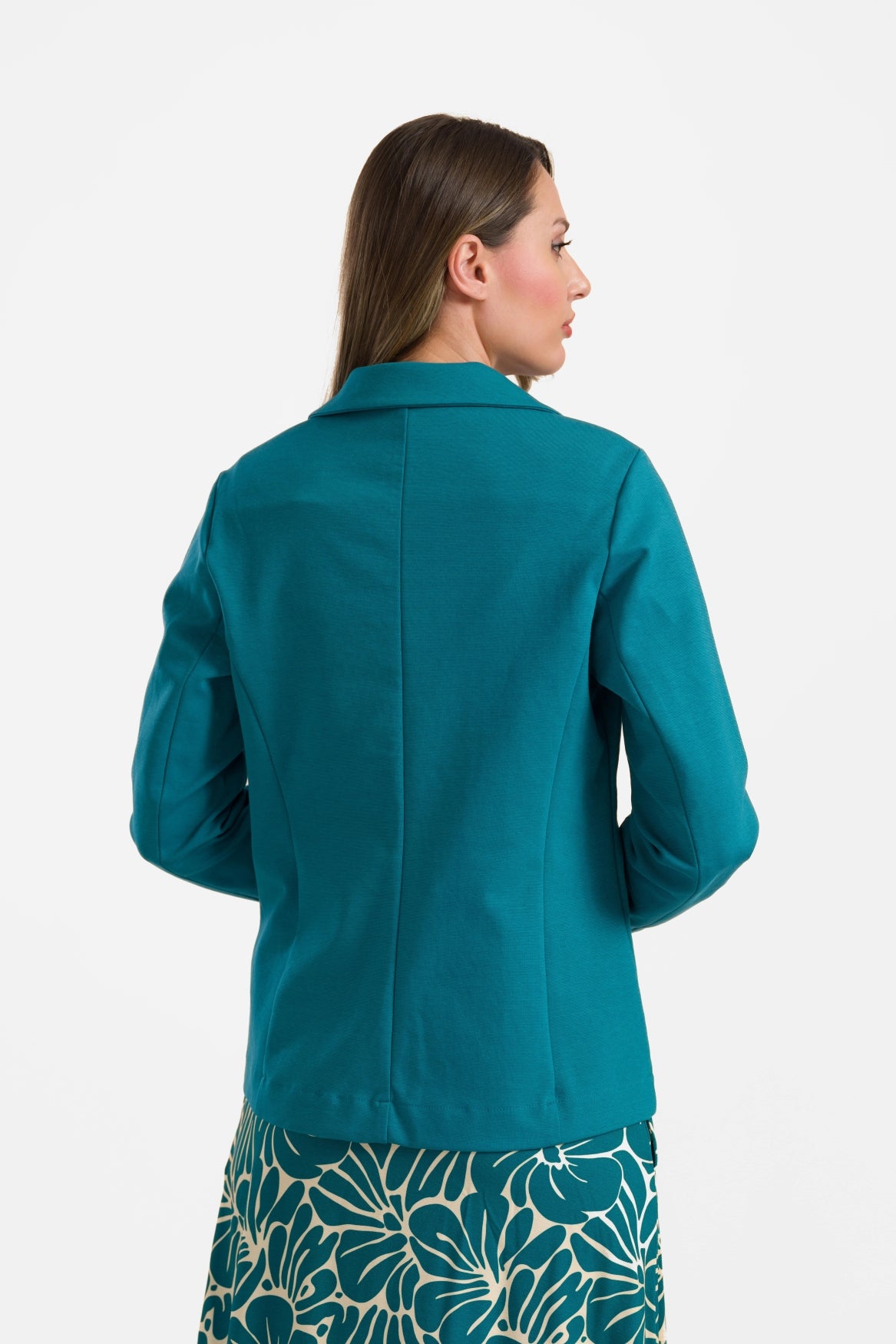 Nova blazer | Interlock Petrol blue