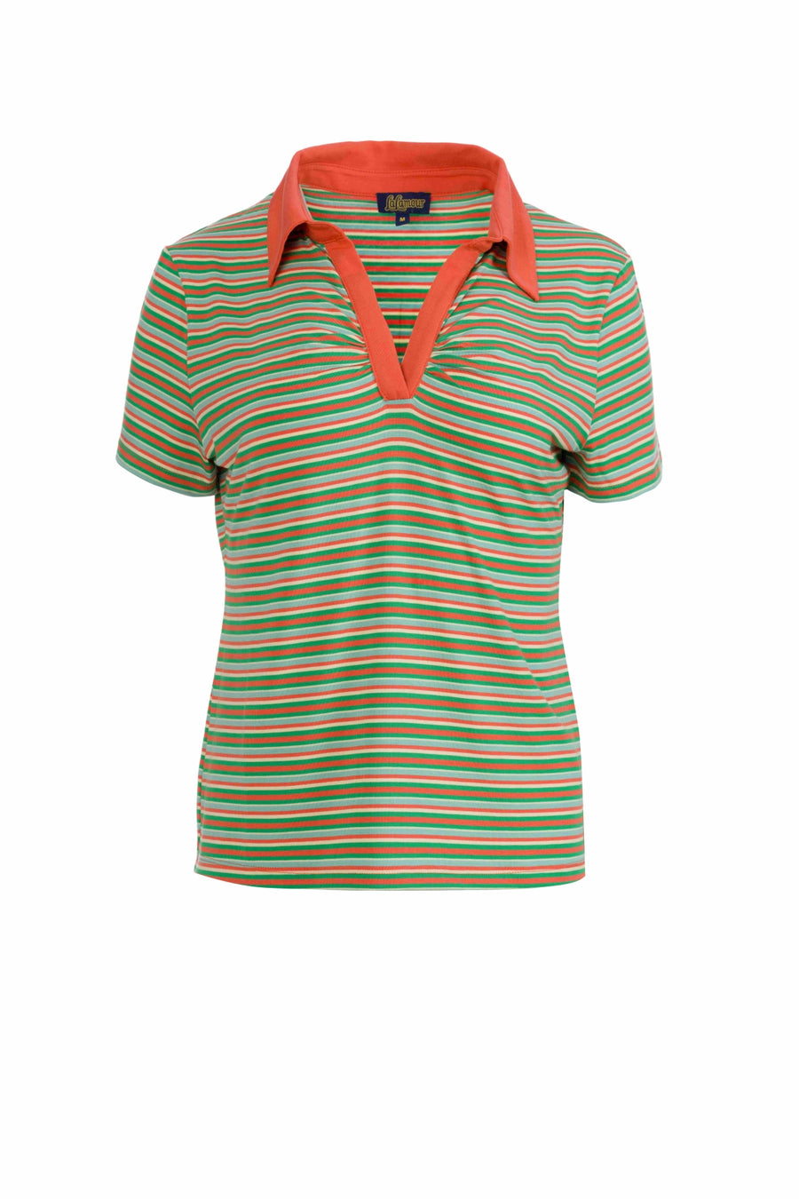 Suzy top short sleeve | Summer Stripes Green