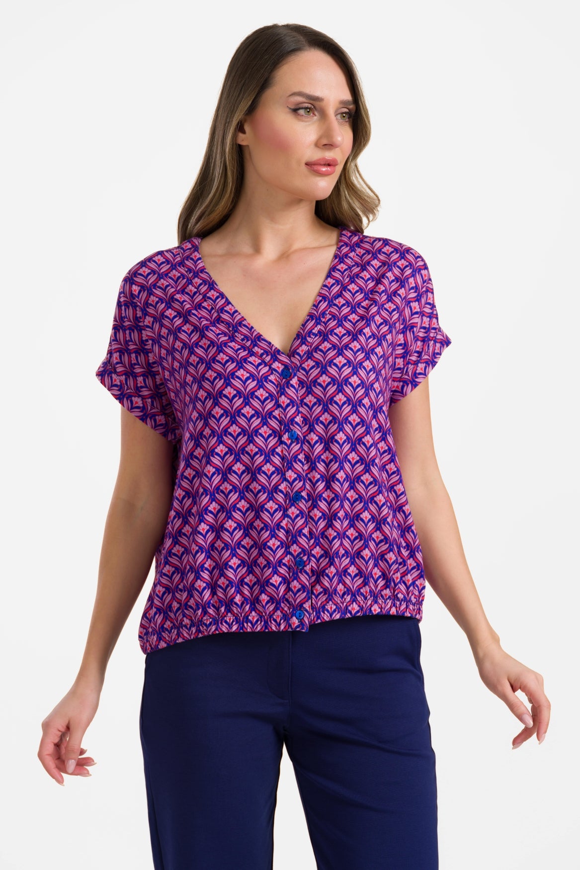Evy blouse short sleeve | Small Barock