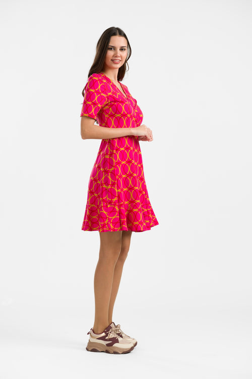 Julia Wrap Dress | Bubble Beat