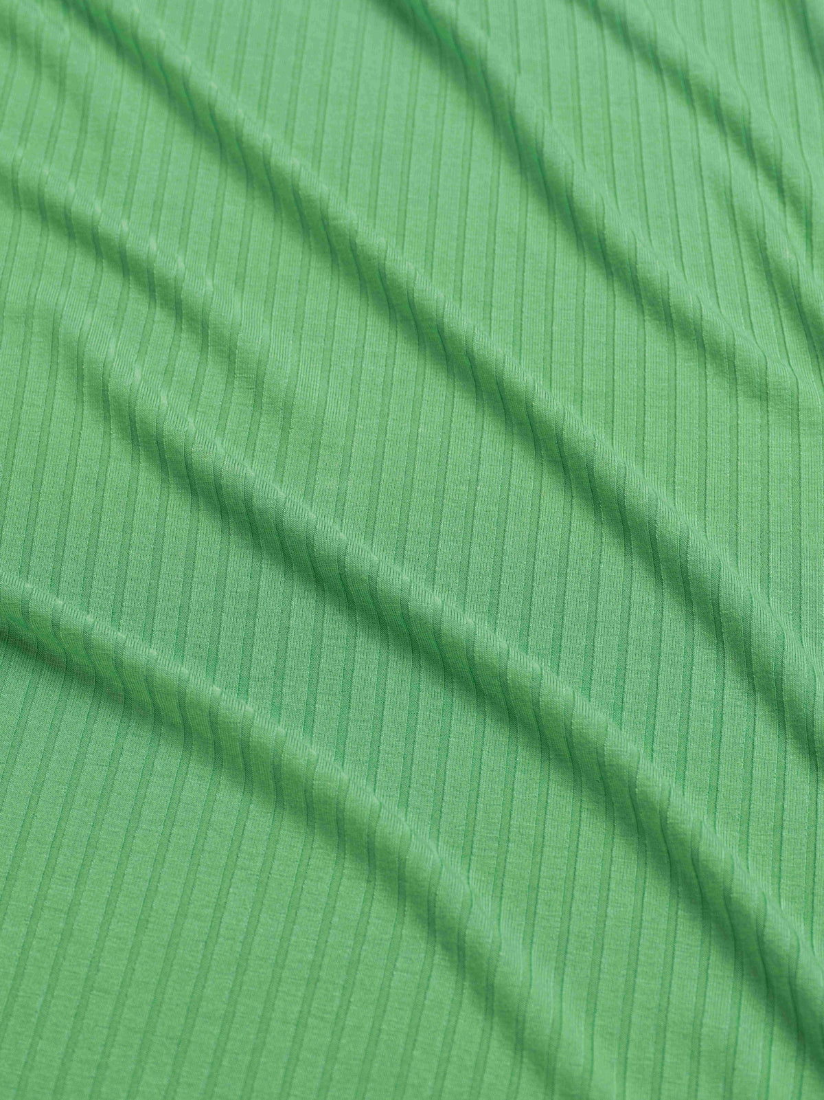 Sophie Top Short Butterfly Sleeve | Rib Green