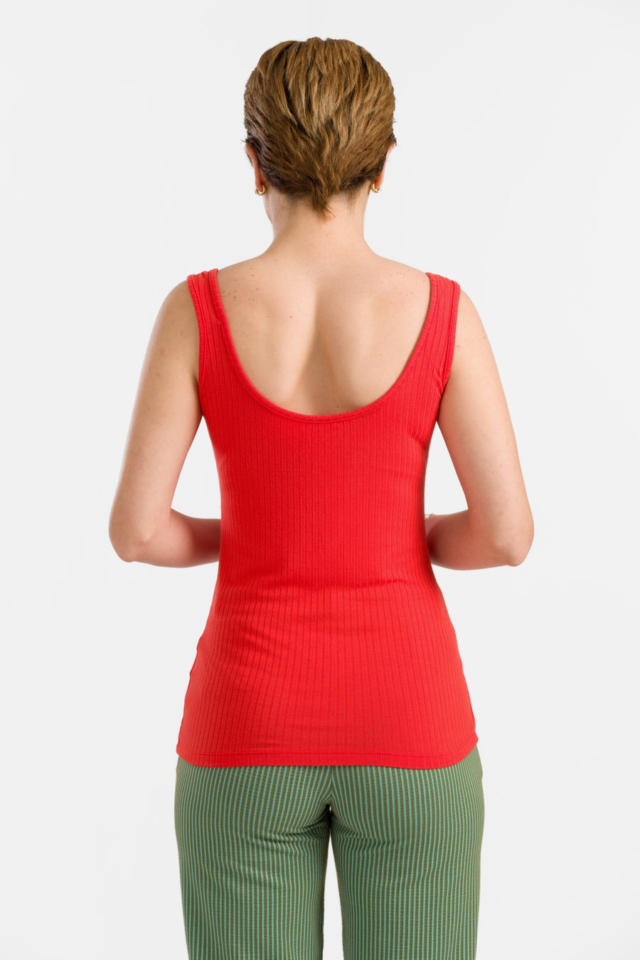 Stella Tanktop | Gerippt, Rot
