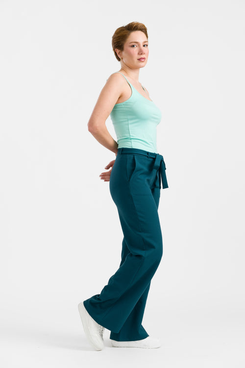 Sue Trousers | Punta Di Roma Petrol