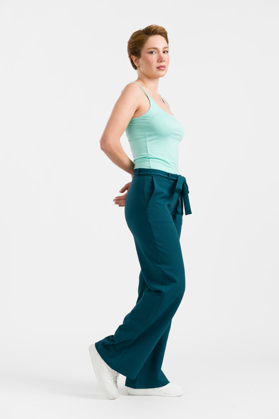 Sue Trousers | Punta Di Roma Petrol