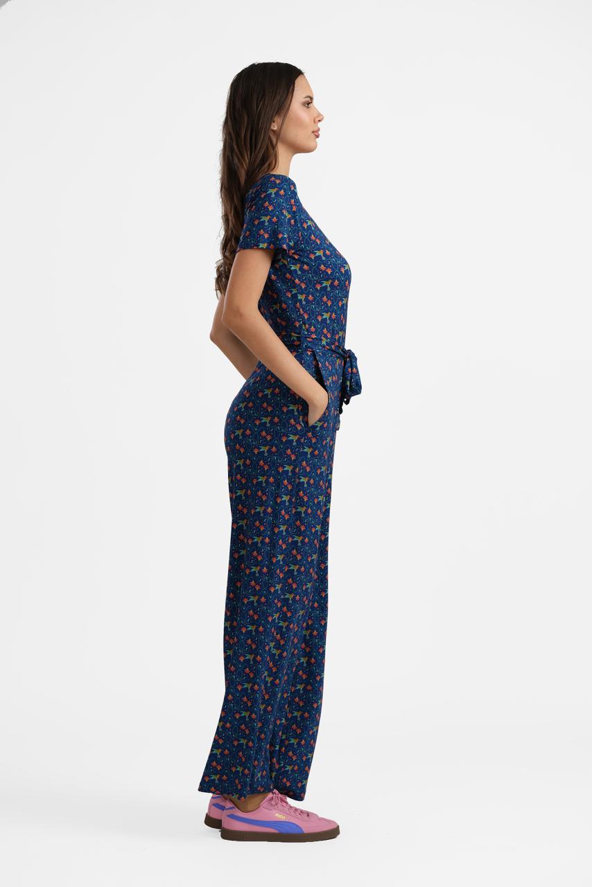 Diana Jumpsuit Short Sleeve | Hummingbird