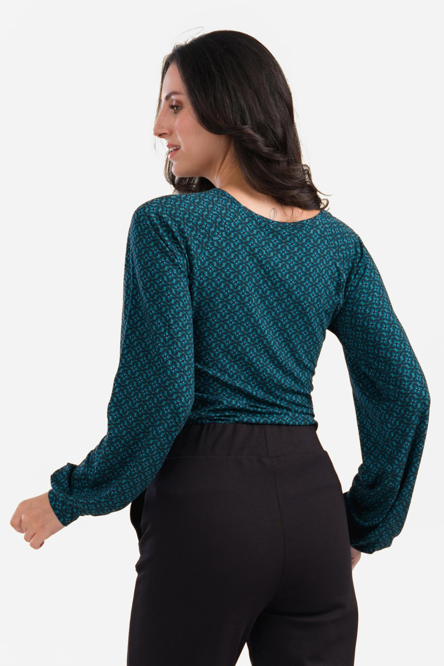 Jasmine Top | Lisbon Blue