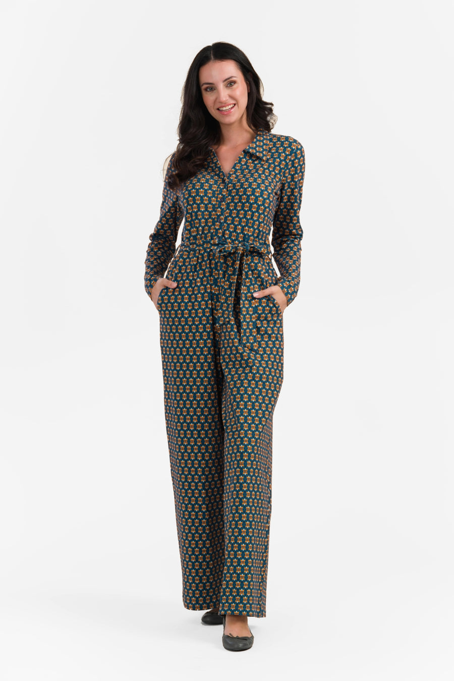 Bella Jumpsuit | Porto Blue