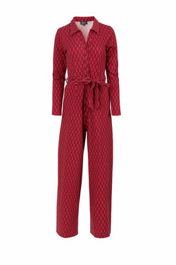 Bella Jumpsuit | Porto Red