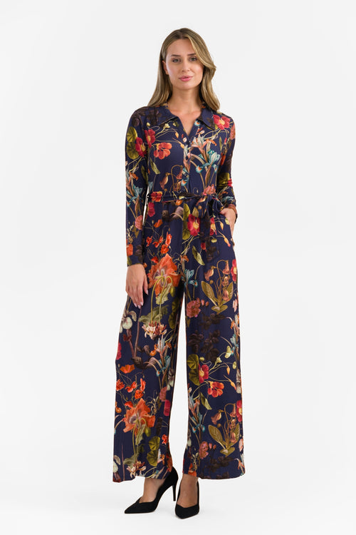 Bella Jumpsuit | Autumn Garden Night