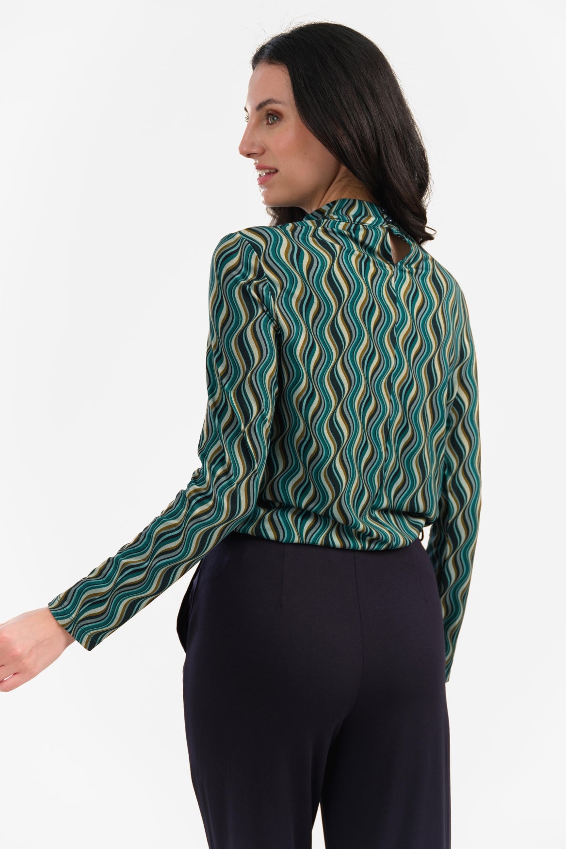 Lola Top | Glaze Green