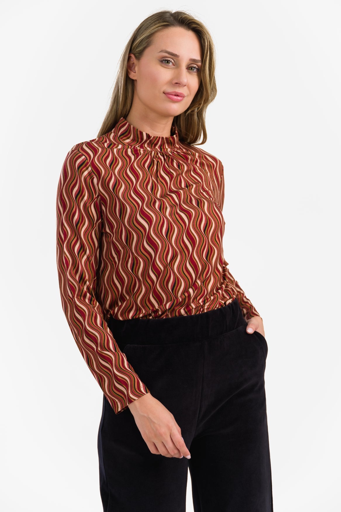 Lola Top | Glaze Red