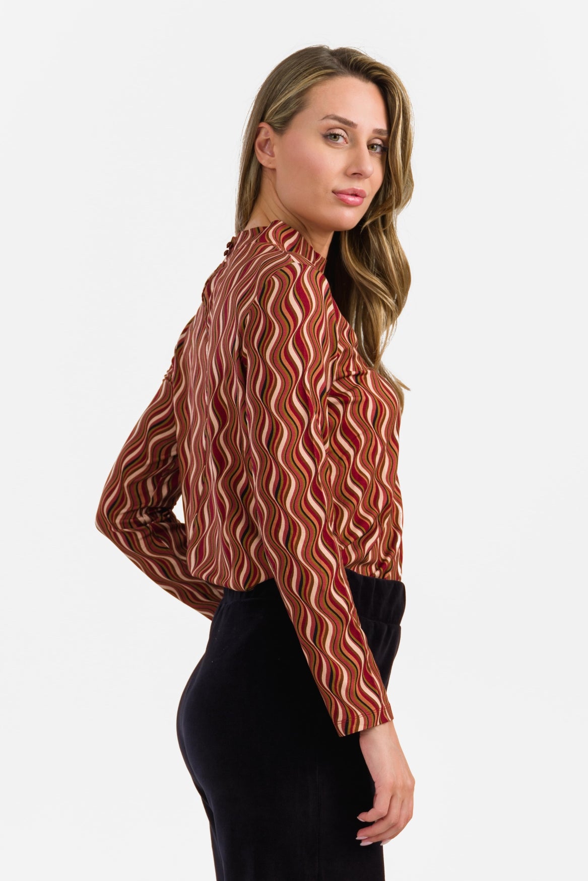 Lola Top | Glaze Red