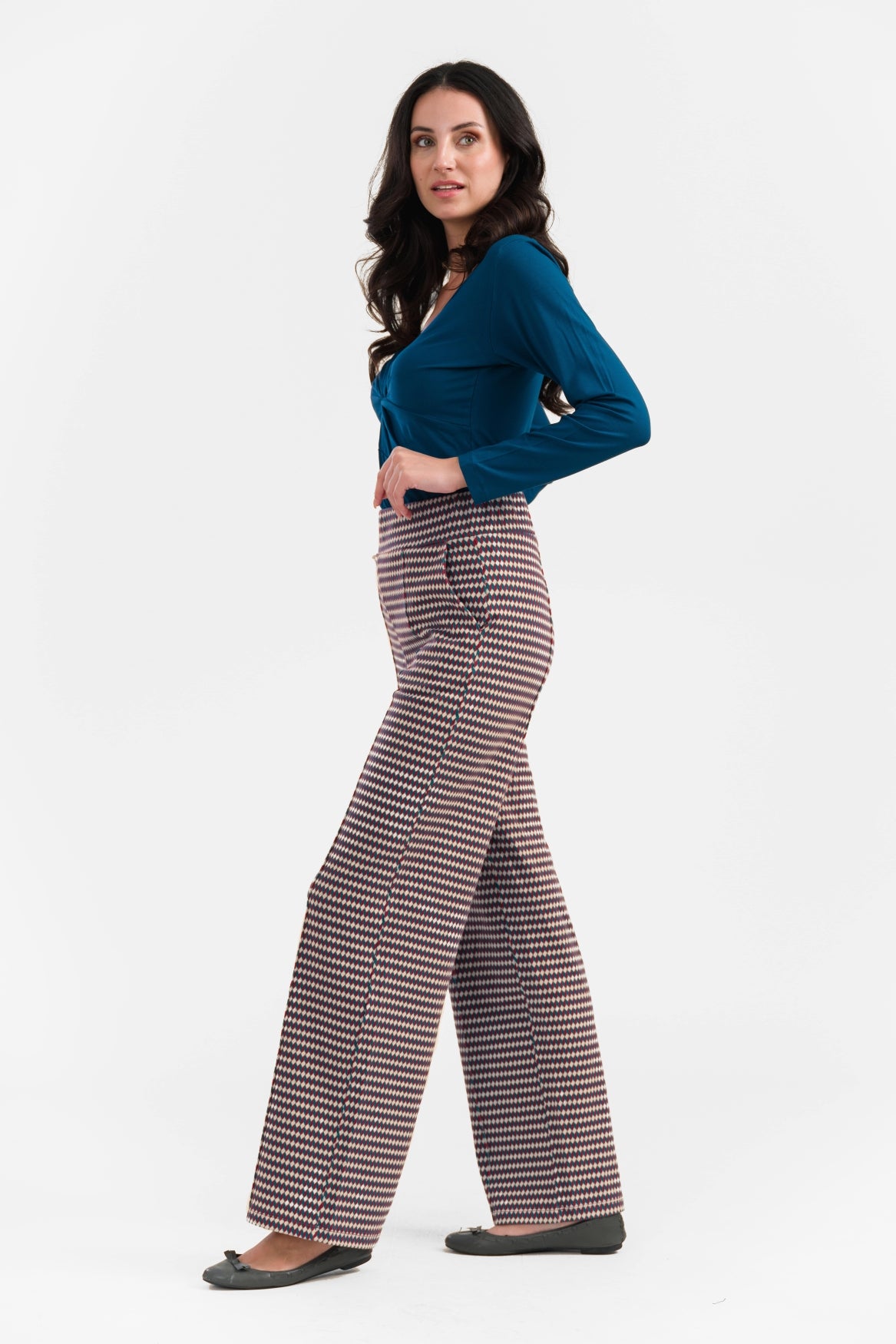 Hailey Trousers | Jacquard