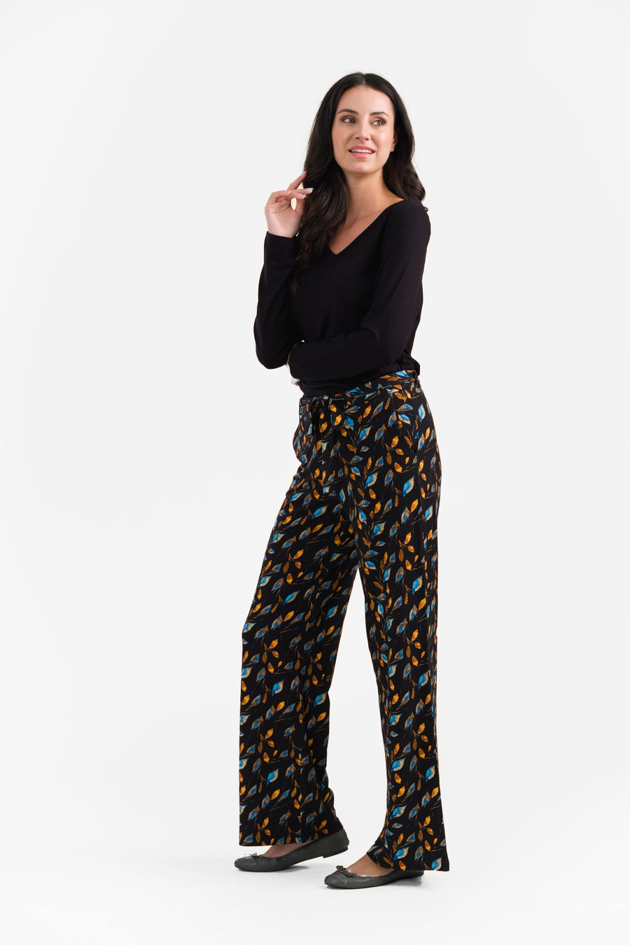 Sue Trousers | Autumn Leaves
