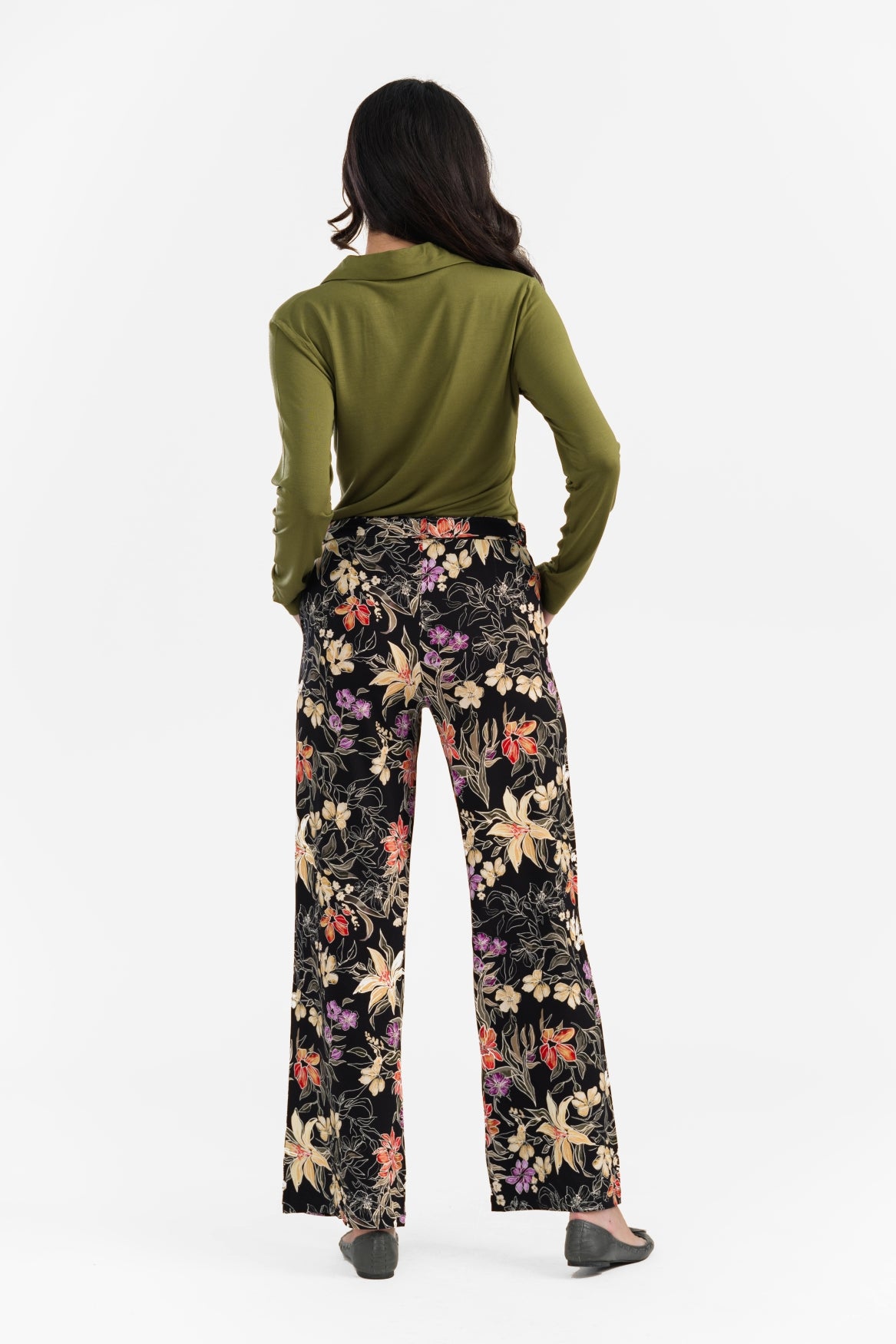 Sue Trousers | Botanical Flower