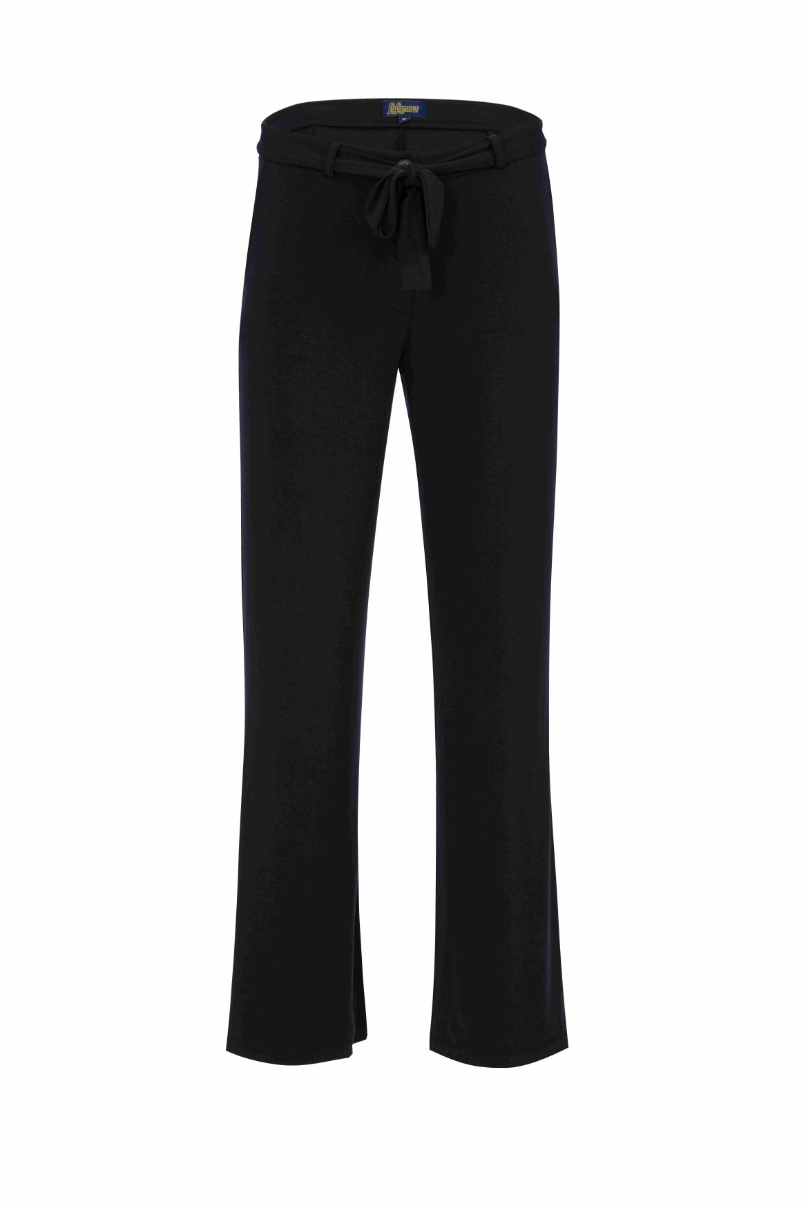 Sue-broek | Micro effen zwart