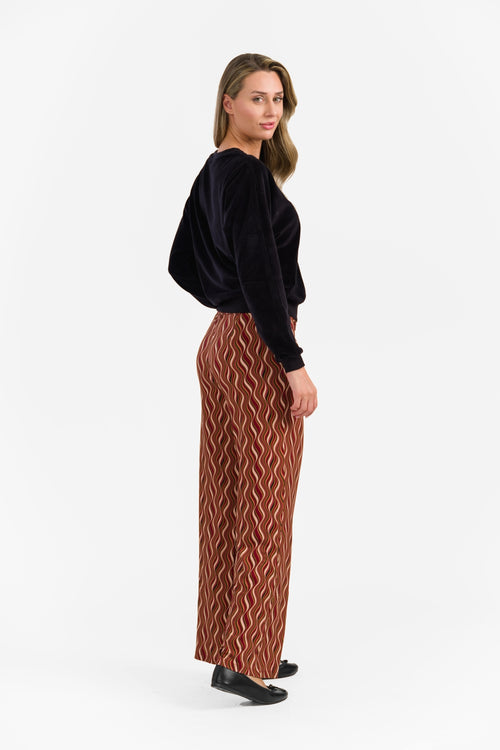 Sue Trousers | Glaze Red