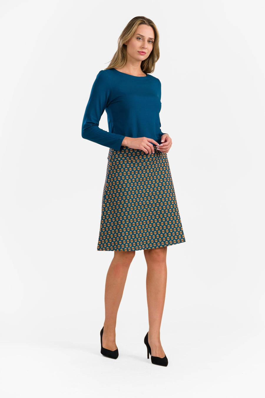 Esmee Skirt | Porto Blue