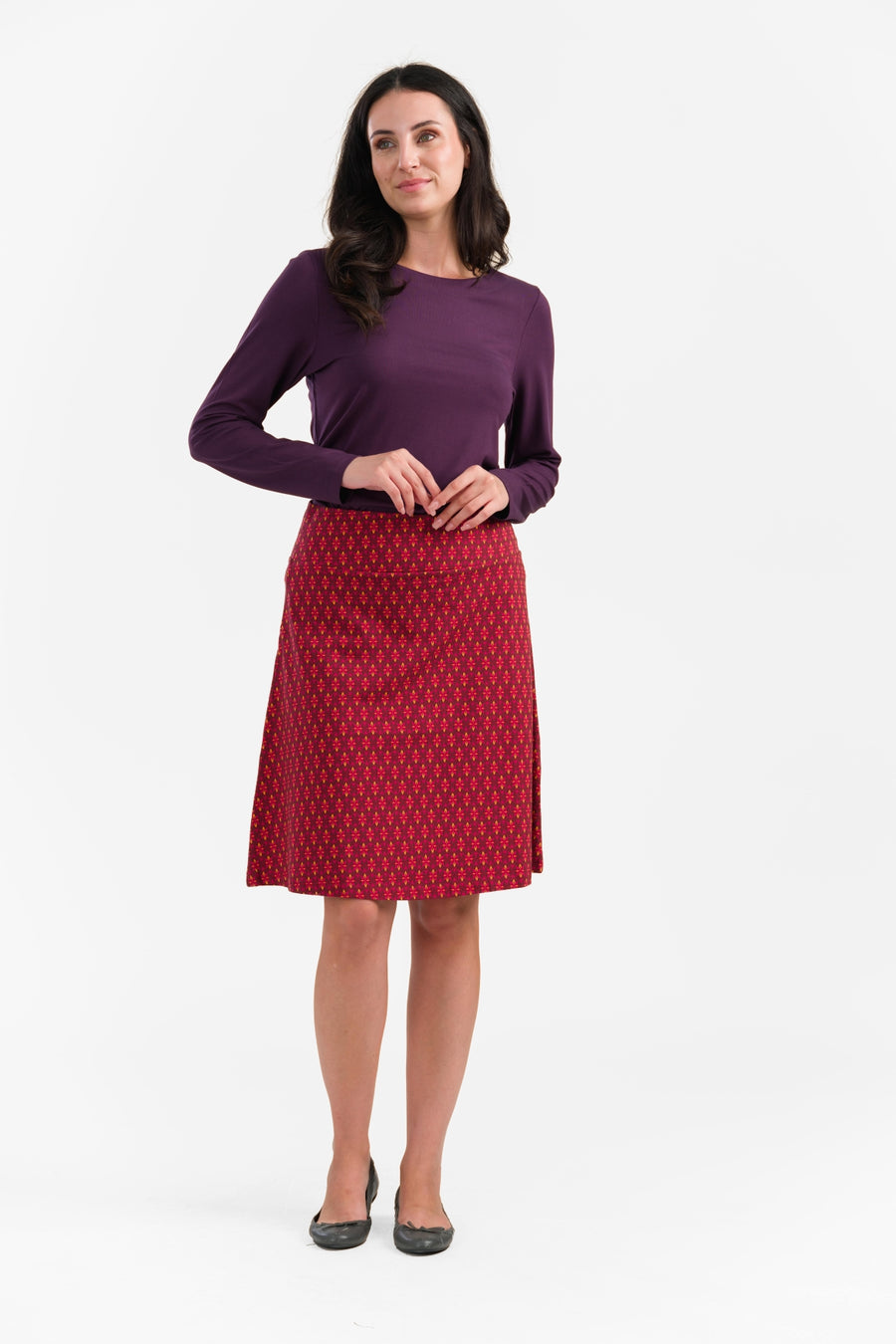 Esmee Skirt | Porto Red