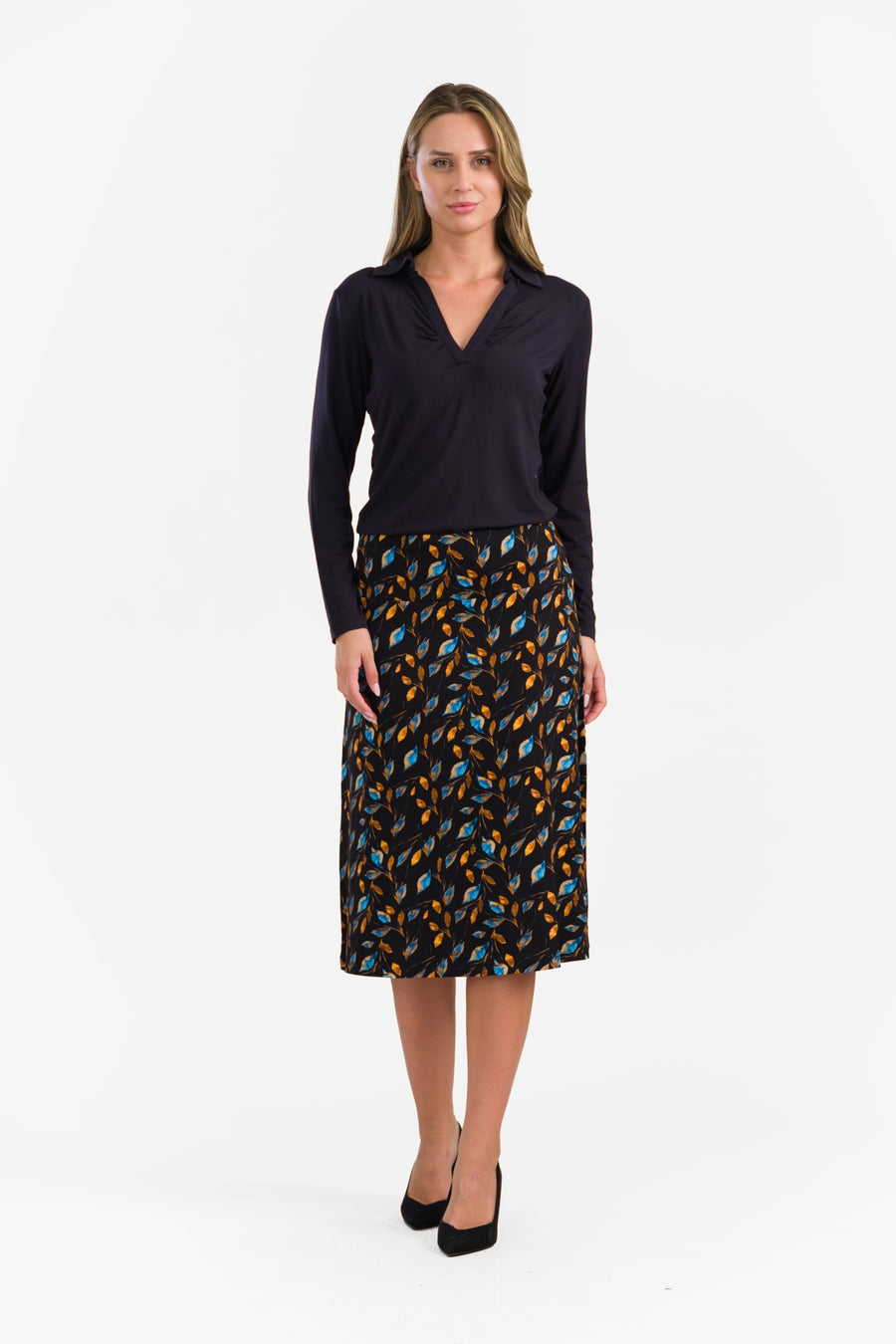 Claudia Skirt | Autumn Leaves