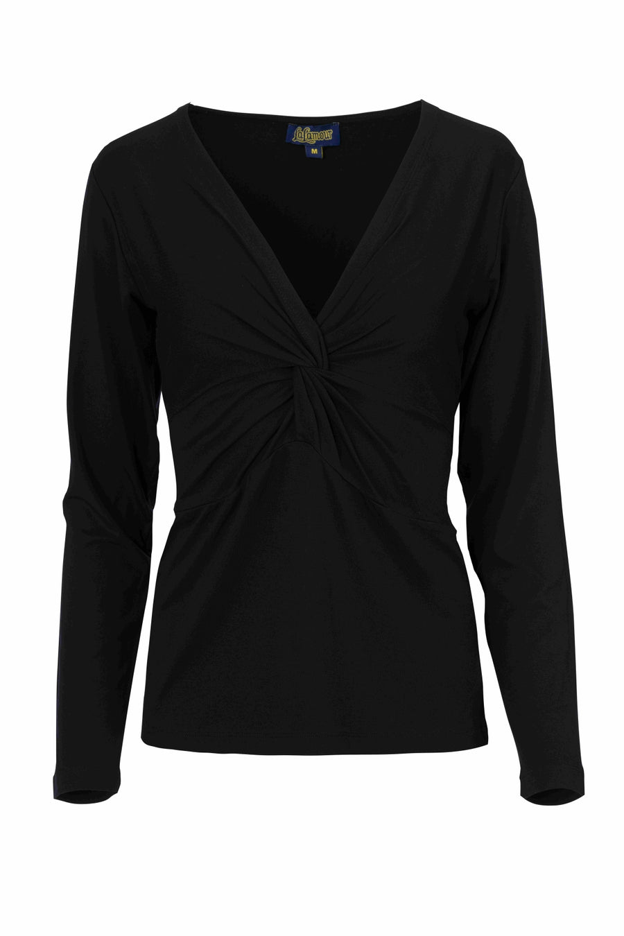 Angela Top | Ecovero Plain Black